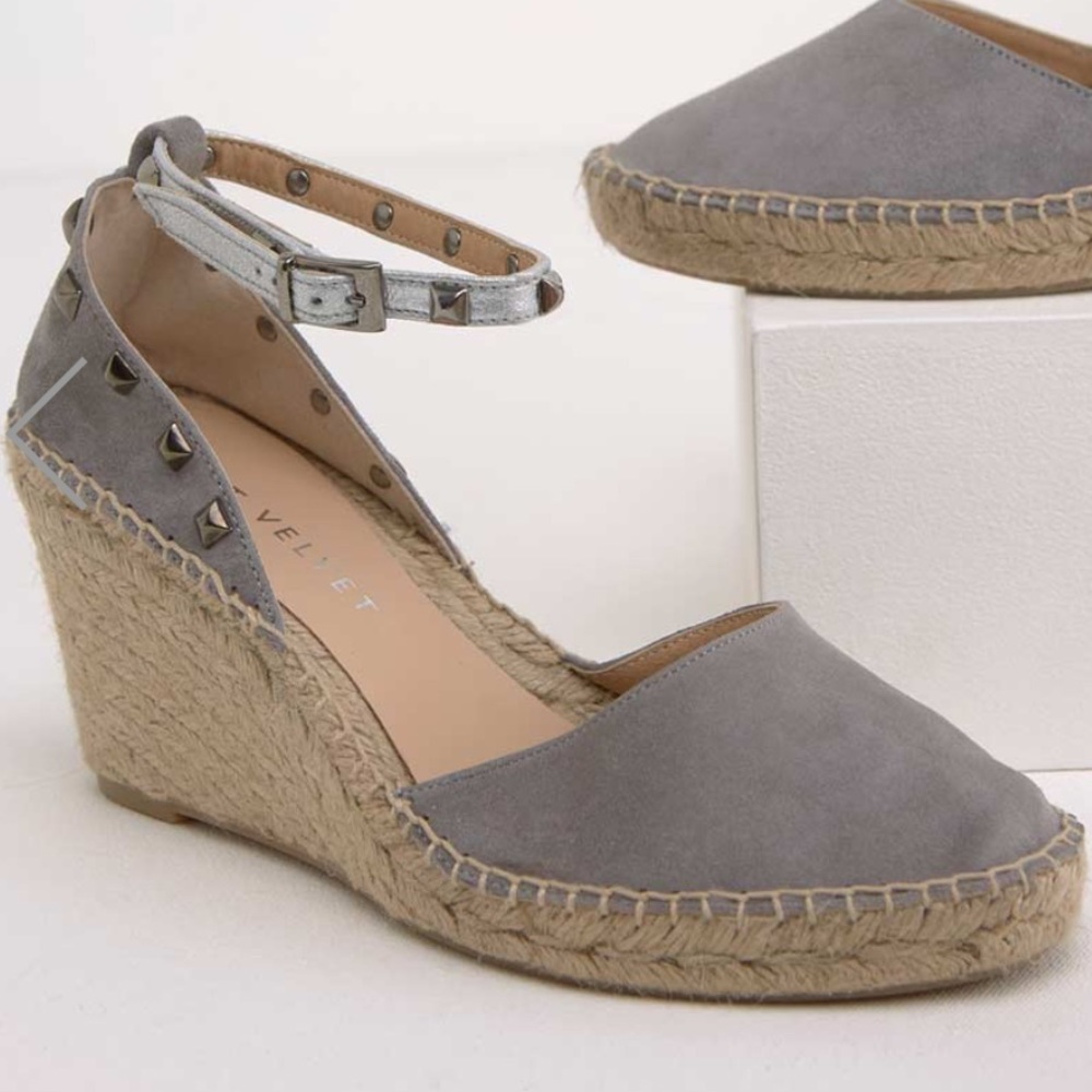 Mint velvet: Orla Grey espadrille wedge